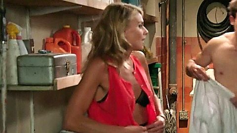 Pic: Eliza Coupe in Benched