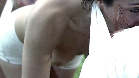 Pic: Ashley C. Williams in The Human Centipede (2009)