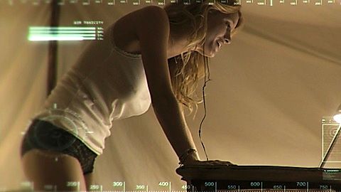 Pic: Ashley Hinshaw in The Pyramid (2014)