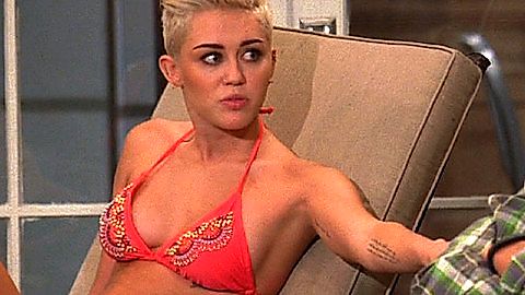 Pic: Miley Cyrus in Two and a Half Men (2003)