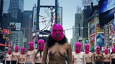 Pic: Michelle Miss Knockout Bracey in Free the Nipple (2014)
