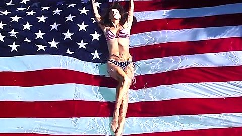 Pic: Alessandra Ambrosio in LOVE Advent Calendar Shoot (2015)