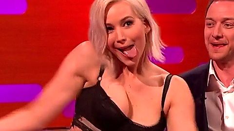 Pic: Jennifer Lawrence in The Graham Norton Show