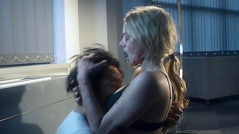 Pic: Samara Weaving in Mayhem (2017)