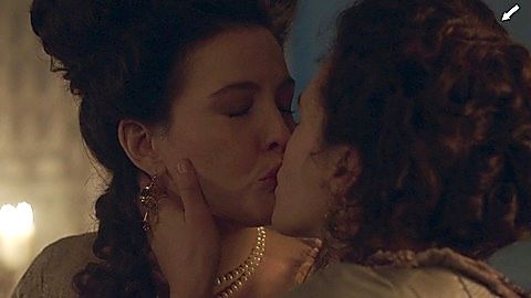 Pic: Jessica Brown Findlay in Harlots (2017)