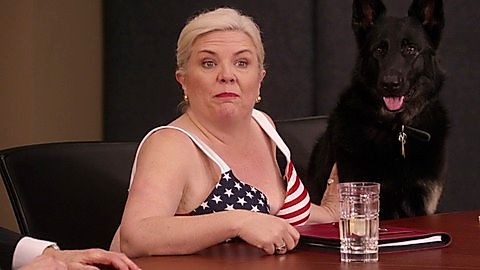 Pic: Paula Pell in Unbreakable Kimmy Schmidt (2015)