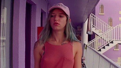 Pic: Bria Vinaite in The Florida Project (2017)