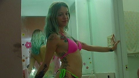 Pic: Bria Vinaite in The Florida Project (2017)