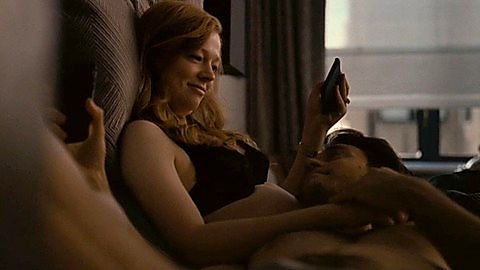 Pic: Sarah Snook in Succession (2018)