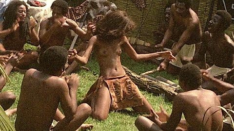 Pic: Aline Mess in Diamonds of Kilimandjaro (1983)