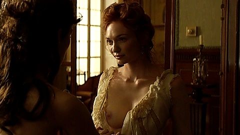 Pic: Eleanor Tomlinson in Colette (2018)