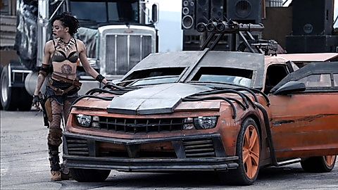 Pic: Cassie Clare in Death Race 4: Beyond Anarchy (2018)