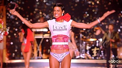 Pic: Jourdana Phillips in The Victoria's Secret Fashion Show 2018 (2018)