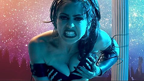 Pic: Emily Booth in Shed of the Dead (2019)