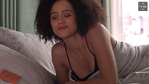 Pic: Nathalie Emmanuel in Four Weddings and a Funeral (2019)