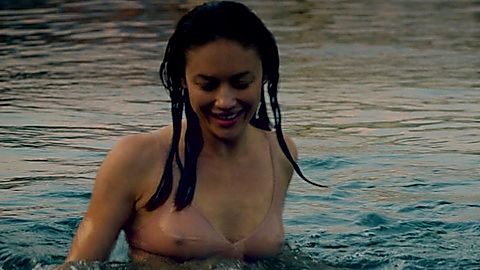 Pic: Olga Kurylenko in The Bay of Silence (2020)