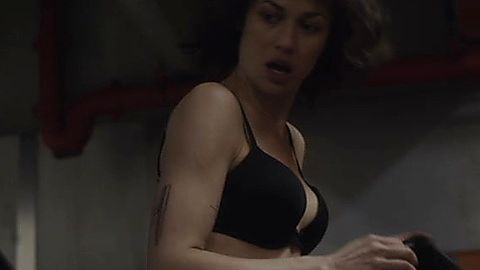 Pic: Olga Kurylenko in The Courier (2019)