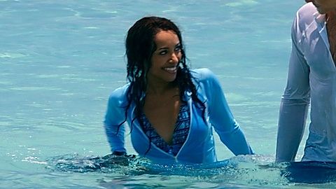 Pic: Kat Graham in Operation Christmas Drop (2020)