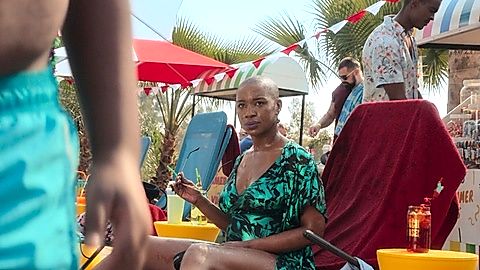 Pic: Busi Lurayi in How To Ruin Christmas (2020)