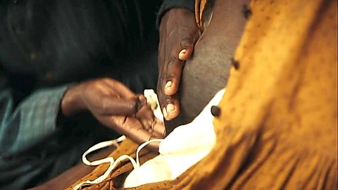 Pic: Abigail Achiri in The Underground Railroad (2021)