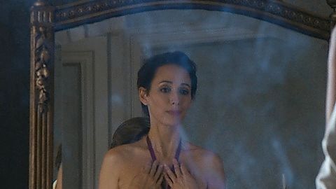 Pic: Rebecca Dayan in Halston (2021)