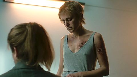 Pic: Denise Gough in Too Close (2021)