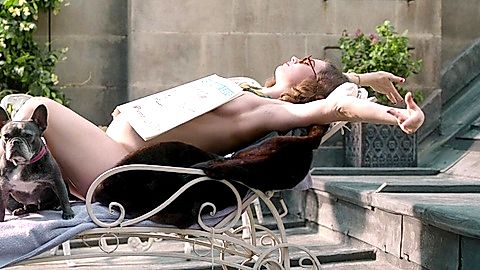 Pic: Lily James in The Pursuit of Love (2021)