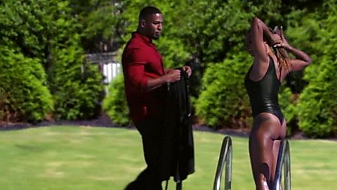 Pic: Eva Marcille in All the Queen's Men (2021)
