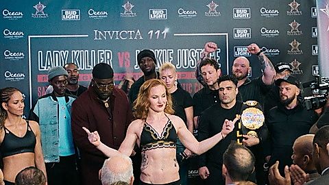Pic: Valentina Shevchenko in Bruised (2021)