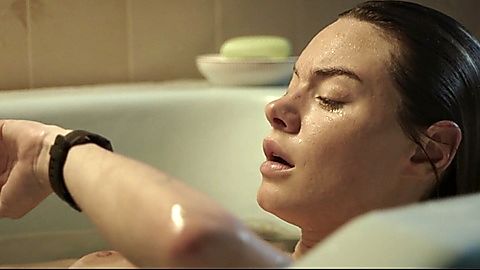 Pic: Camille Rowe in The Deep House (2021)