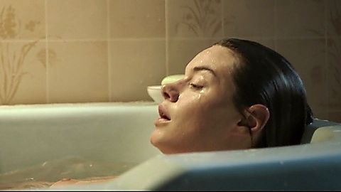 Pic: Camille Rowe in The Deep House (2021)