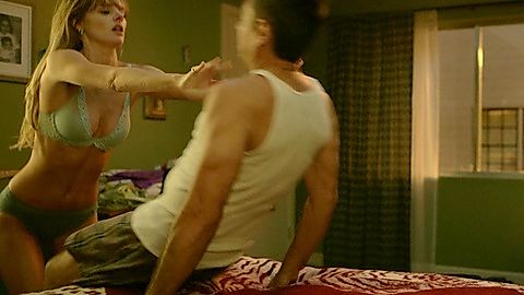Pic: Samara Weaving in The Valet (2022)