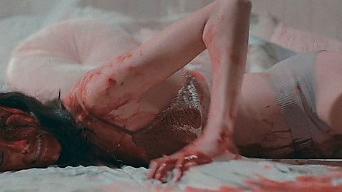 Pic: Casey Hartnett in Terrifier 2 (2022)