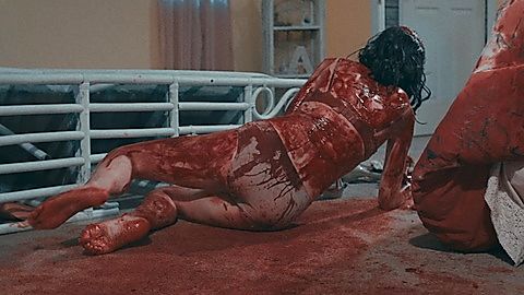 Pic: Casey Hartnett in Terrifier 2 (2022)