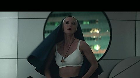 Pic: Betty Gilpin in Mrs. Davis (2023)
