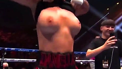 Pic: Daniella Hemsley in Kingpyn Boxing (2022)