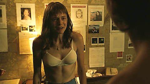 Pic: Emma Corrin in A Murder at the End of the World (2023)