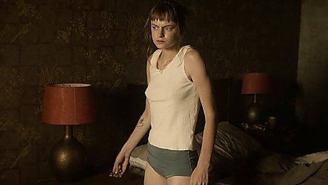 Pic: Emma Corrin in A Murder at the End of the World (2023)