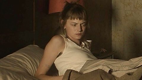 Pic: Emma Corrin in A Murder at the End of the World (2023)