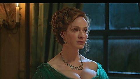 Pic: Christina Hendricks in The Buccaneers (2023)