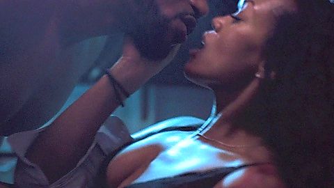 Pic: Mishael Morgan in Sworn Justice: Taken Before Christmas (2023)