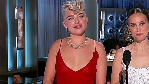 Pic: Florence Pugh in Golden Globe Awards (1944)