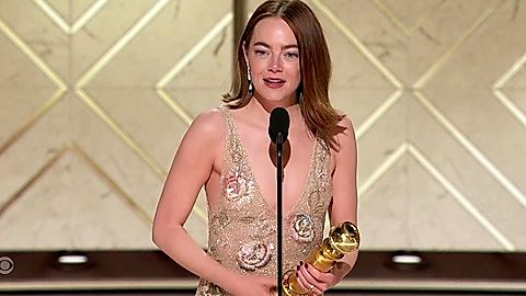 Pic: Emma Stone in Golden Globe Awards (1944)