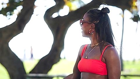 Pic: Ashlei Sharpe Chestnut in What Happens in Miami (2024)
