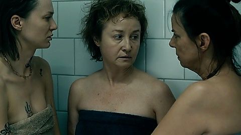 Pic: Gabriela Muskala in The Convict (2021)
