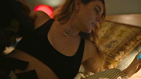 Pic: Elena Saurel in We Might Regret This (2024)