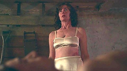Pic: Julianne Nicholson in Dope Girls (2025)