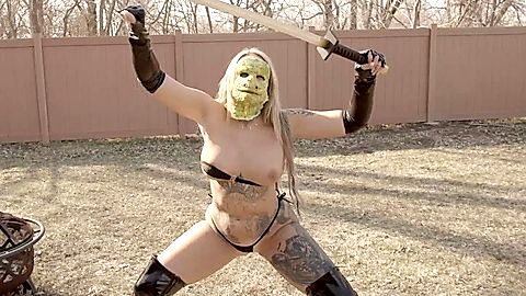 Pic: Stephanie Love in Babezilla vs. the Cyber Skanks: Rise of Mechababezilla (2024)