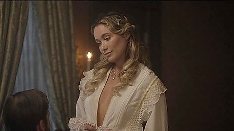 Pic: Katrina Bowden in The Unholy Trinity (2025)
