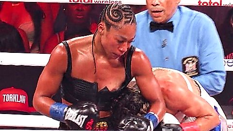 Pic: Alycia Baumgardner in Katie Taylor vs. Amanda Serrano 3 (2025)